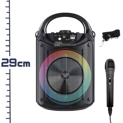 اسپیکر بلوتوثی ZQS-6122 به همراه میکروفون سیمی