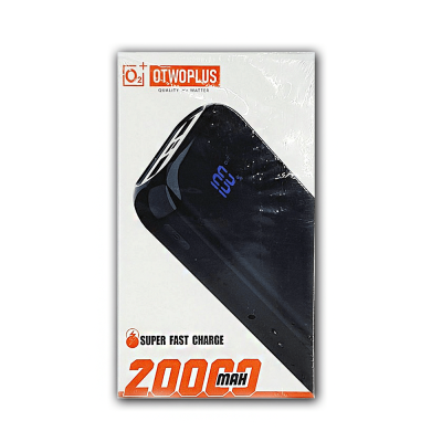 پاوربانک سوپر فست شارژ او تو پلاس مدل O2-8021 (20000mAh)