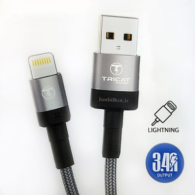 کابل تبدیل USB به لایتنینگ مدل TC-1001 سیم شارژ و دیتا