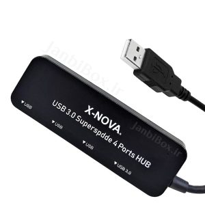 هاب چهار پورت X-NOVA USB3.0 مدل X840