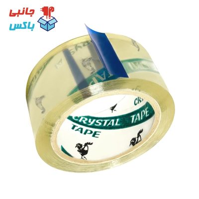 چسب نواری شیشه ای چسب پهن کریستال عرض 5 سانتی متر