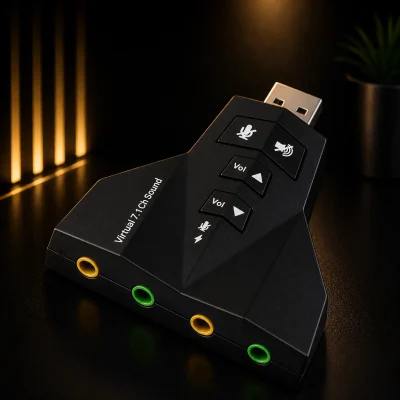 کارت صدا USB اکسترنال K580 موشکی
