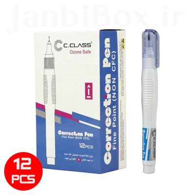 غلط گیر قلمی C.Class 12ml بسته 12 عددی