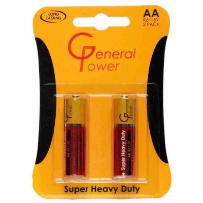 باتری قلمی GENERAL POWER بسته دو عددی