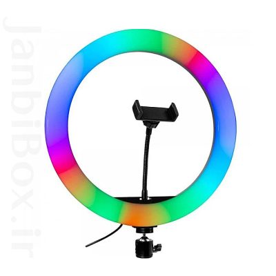 رینگ لایت مدل MJ33-RGB بدون پایه